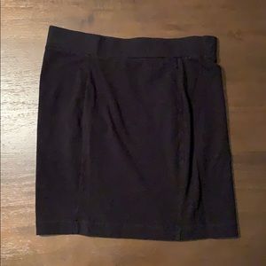 Forever 21 solid black mini skirt